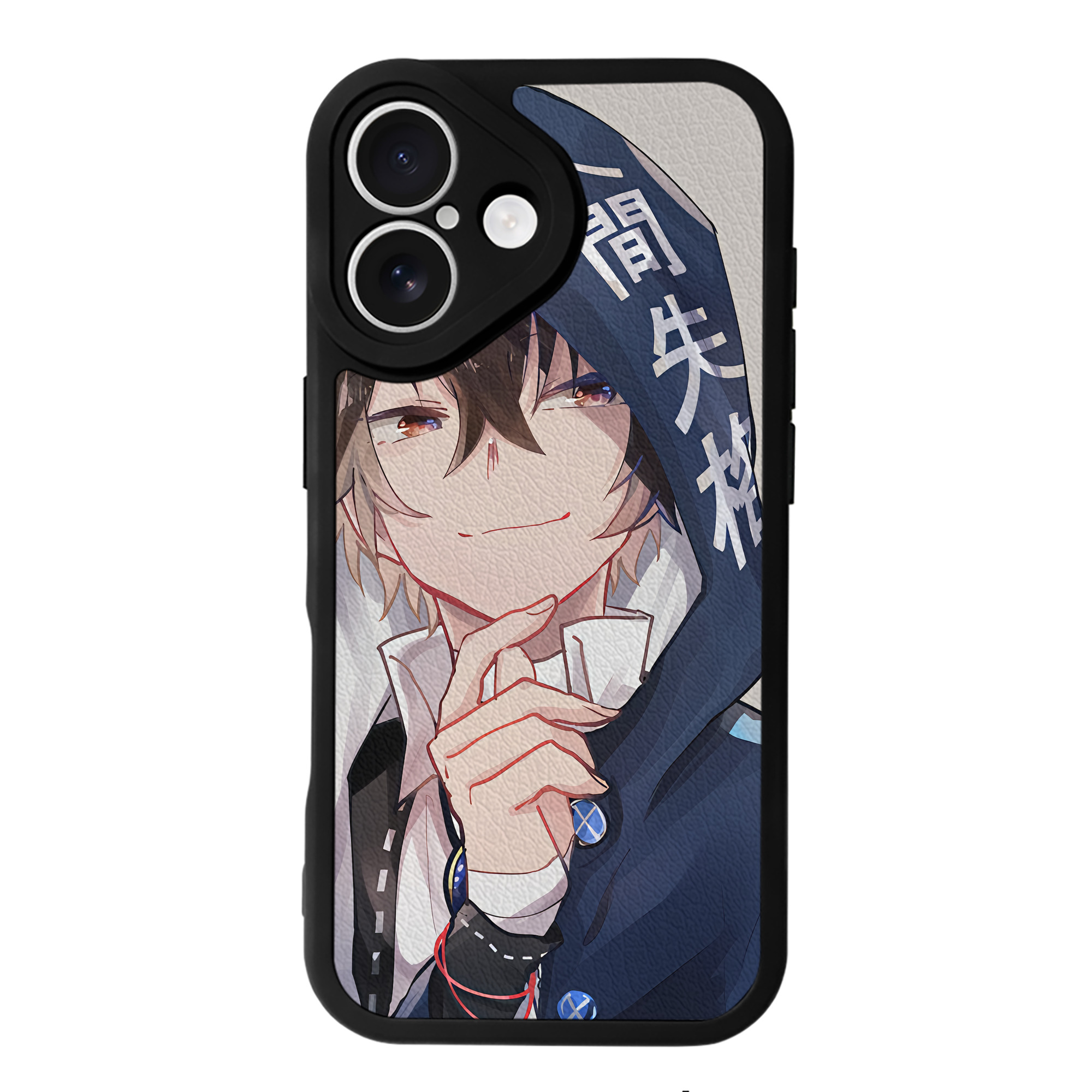 （画像用） 文豪ストレイドッグス Bungo Stray Dogs 【iPhone 16シリーズ対応】シリコンスマホケース（レザー調） 材質：シリコン